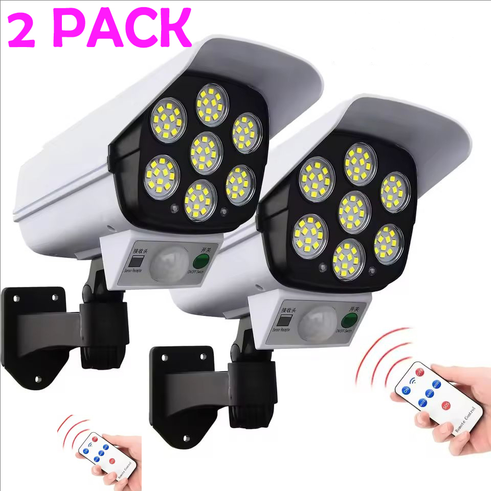 Solar Security Camera Light - Outdoor Motion Sensor Solar Lights 2000
