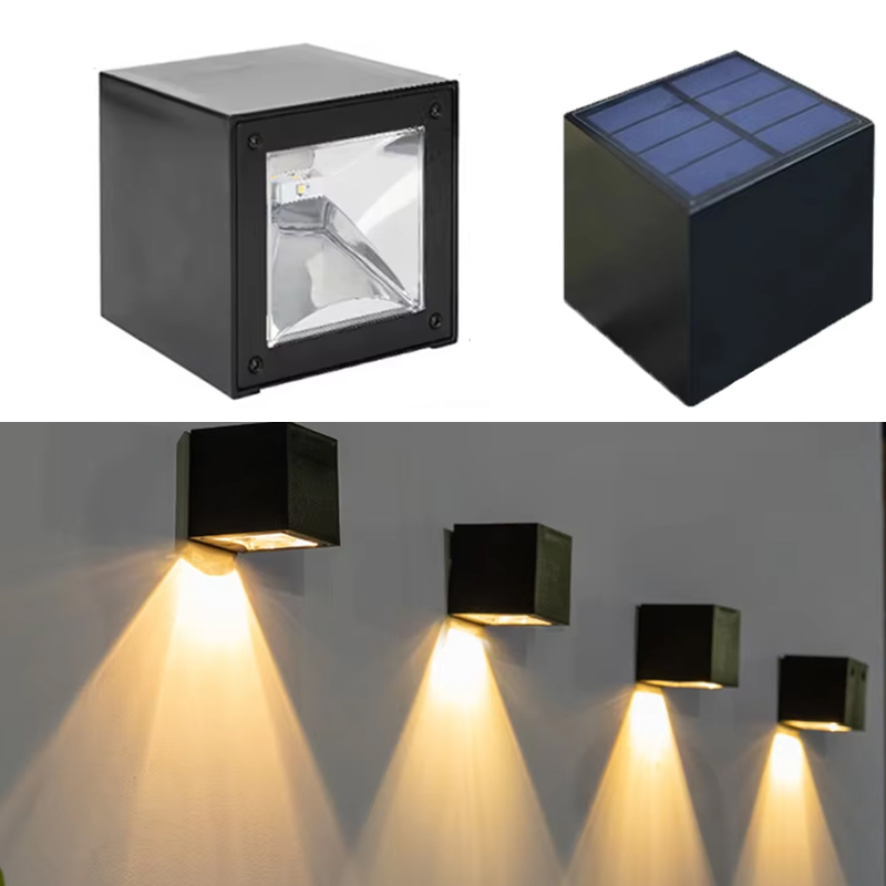 Solar Wall Light Fence Lamp - Outdoor Solar Wall Lights LED Solar