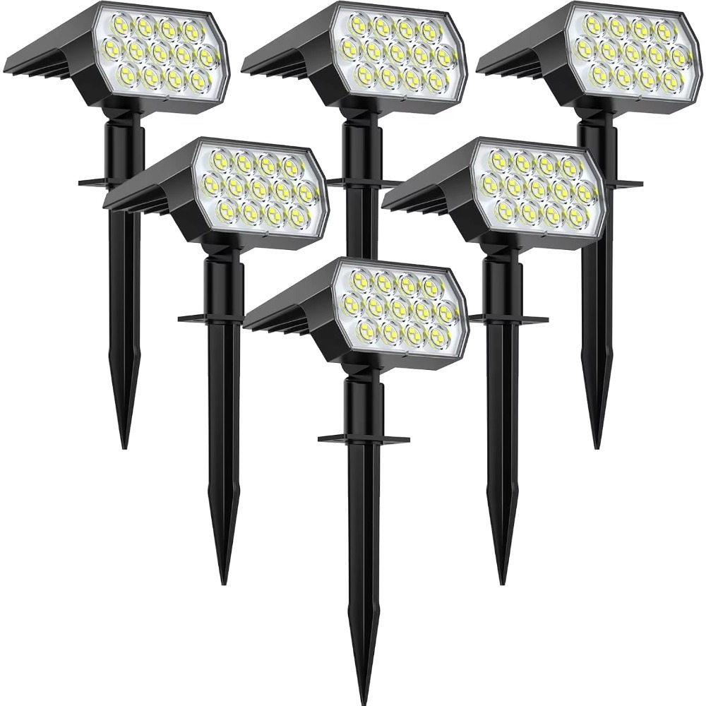 Solar Garden Spotlight Rgb - 52 LED Solar Spot Lights Outdoor