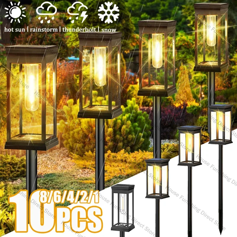 Solar Post Cap Light 4X4 - Waterproof LED Solar Lights for Garden
