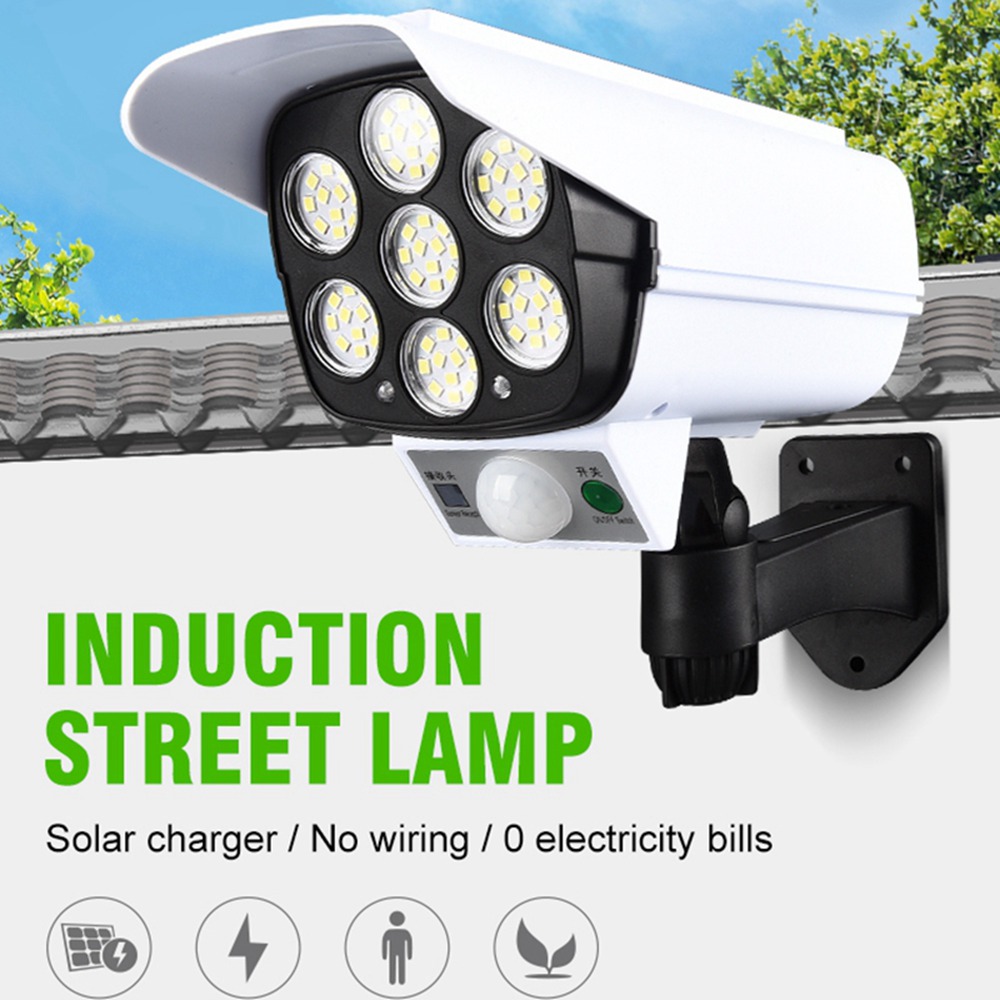 Solar Security Camera Light - 3 Modes Outdoor Motion Sensor Solar