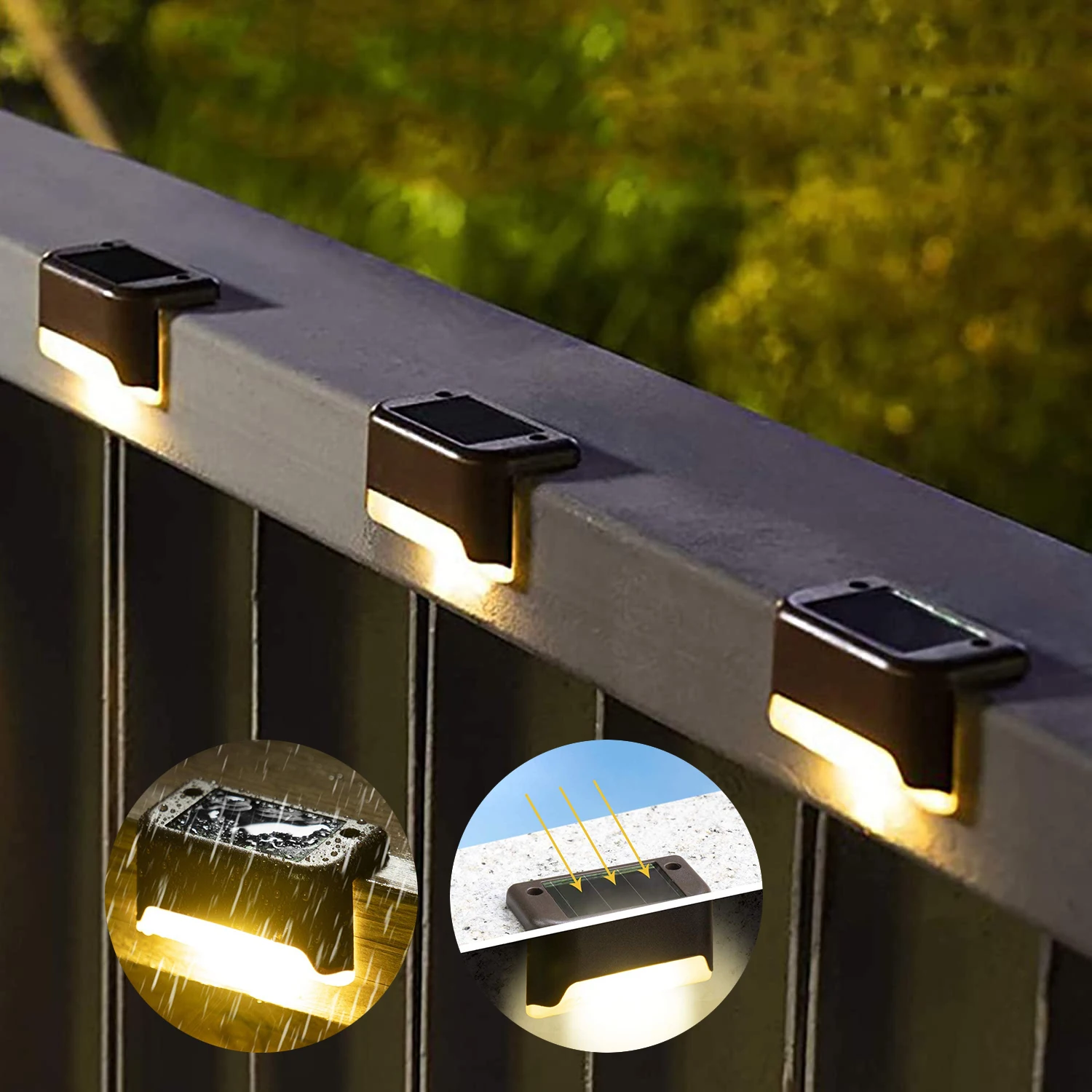 Solar Security Camera Light - 1/4/8/12/pcs Solar LED Lights Outdoor Garden