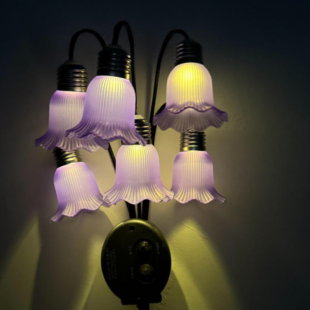 Solar Garden Light Dusk To Dawn - Waterproof Decorative Flower Lamps Automatic Dusk