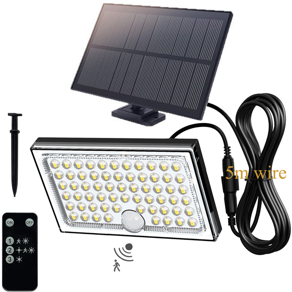 Solar Garden Light Dusk To Dawn - LED Solar Light Motion Detector Outdoor