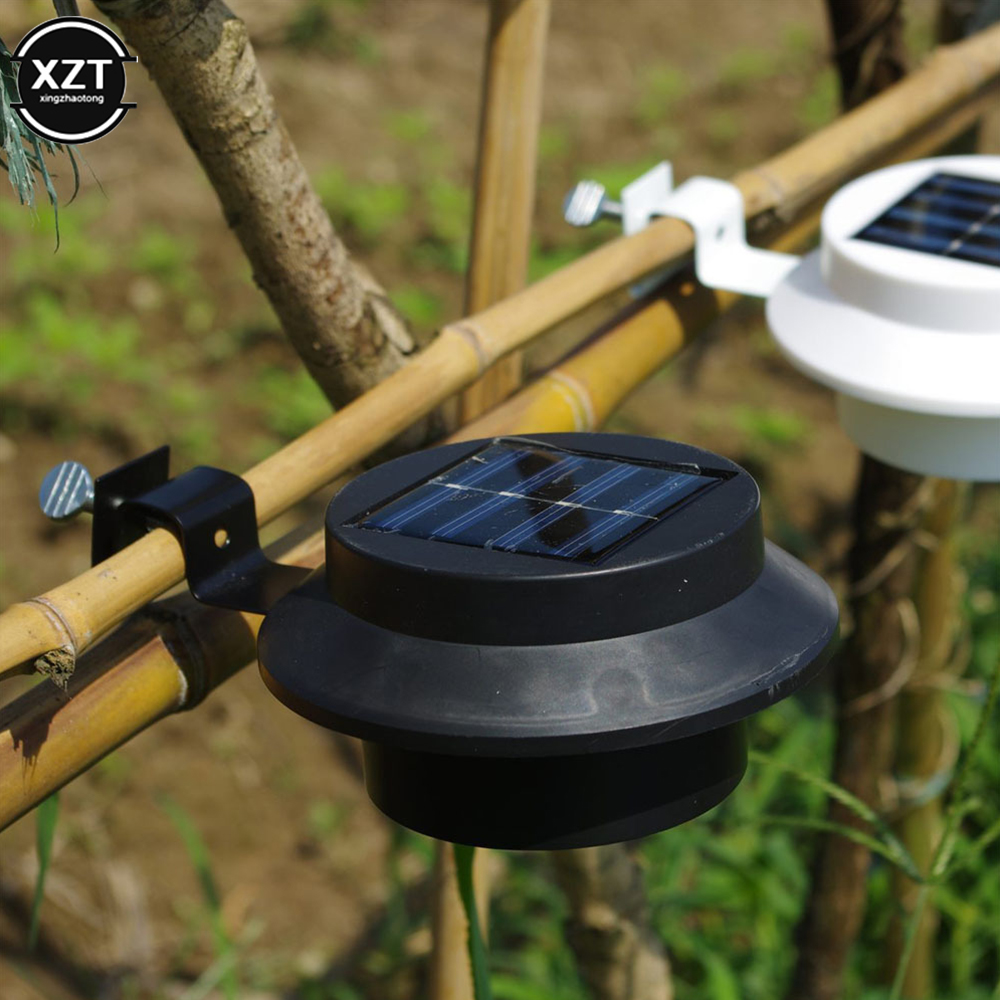 Solar Wall Light Fence Lamp - Solar Light 3LED Railing Outdoor Decoration