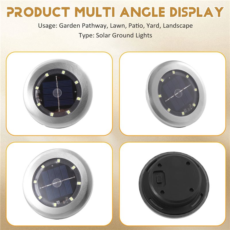24 Pack Solar Lights Outdoor G - Solar Pathway Lights 8 Pack review and price