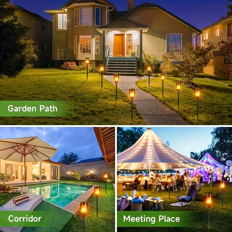 1-8Pack Solar Lights Flickerin - Solar Pathway Lights 8 Pack review and price