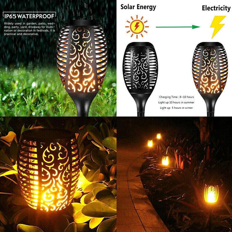 1-8Pack Solar Lights Flickerin - Solar Pathway Lights 8 Pack review and price
