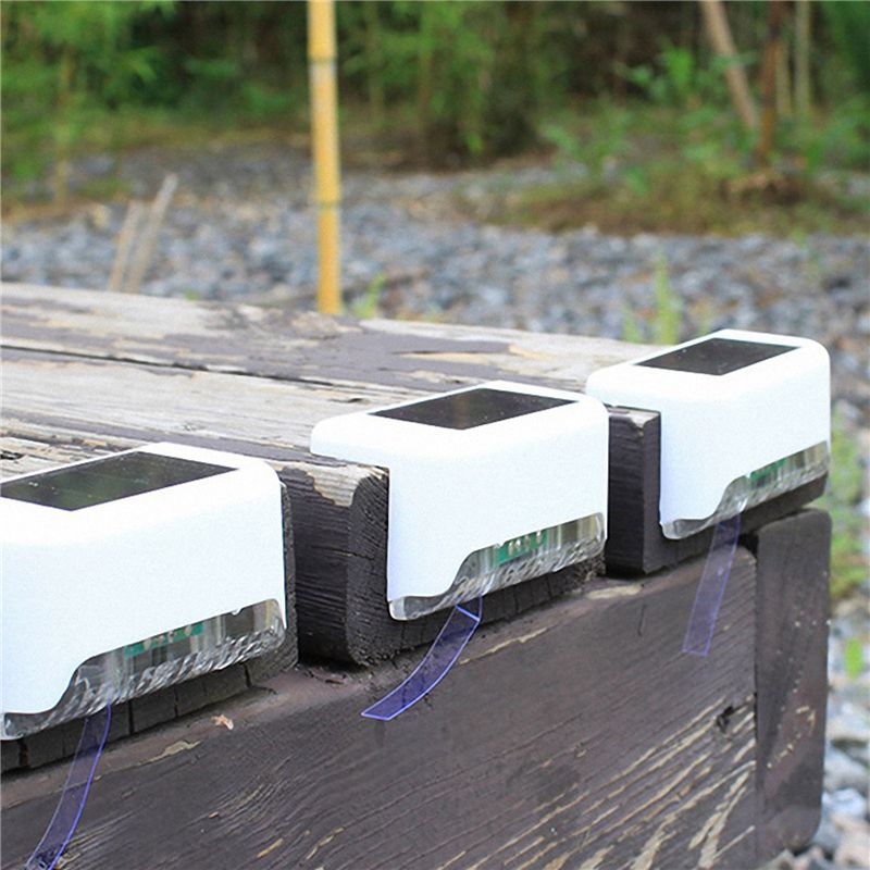 ABVG-12Pcs LED Solar Path Stai - Solar Wall Light Fence Lamp review and price