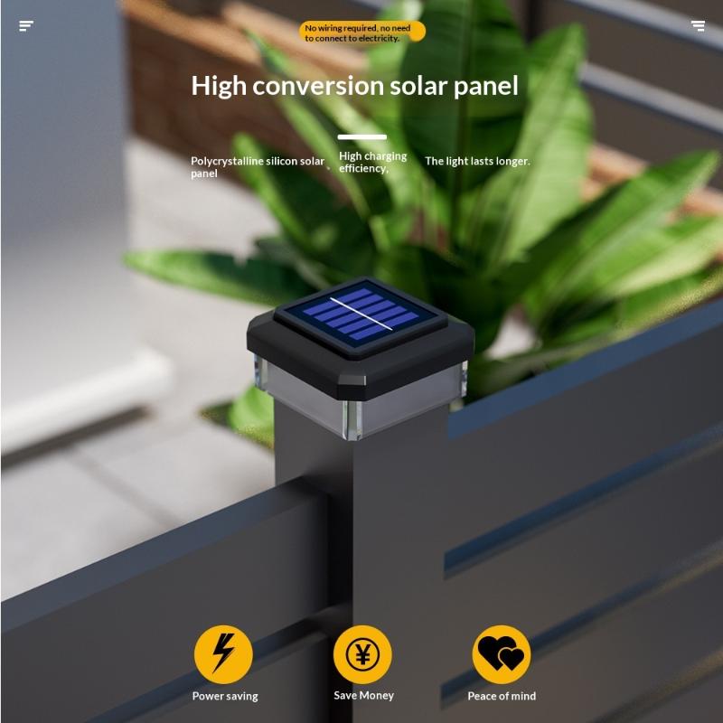 1Pcs IP65 Waterproof Solar Fen - Solar Post Cap Light 4X4 review and price
