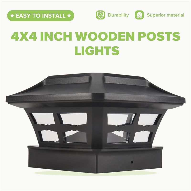 A69esolar Post Cap Lights Outd - Solar Post Cap Light 4X4 review and price