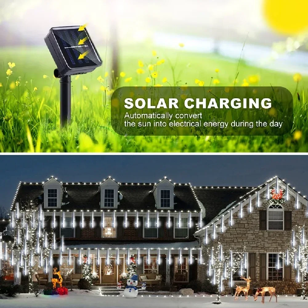 Solar Cascading Falling Rain M - Solar Ground Light Driveway review and price