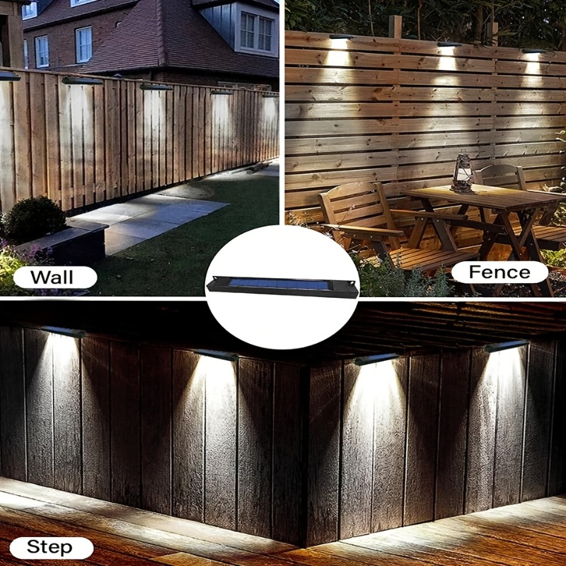 1/2/4Pcs Solar Sign Lights Out - Solar Wall Light Fence Lamp review and price