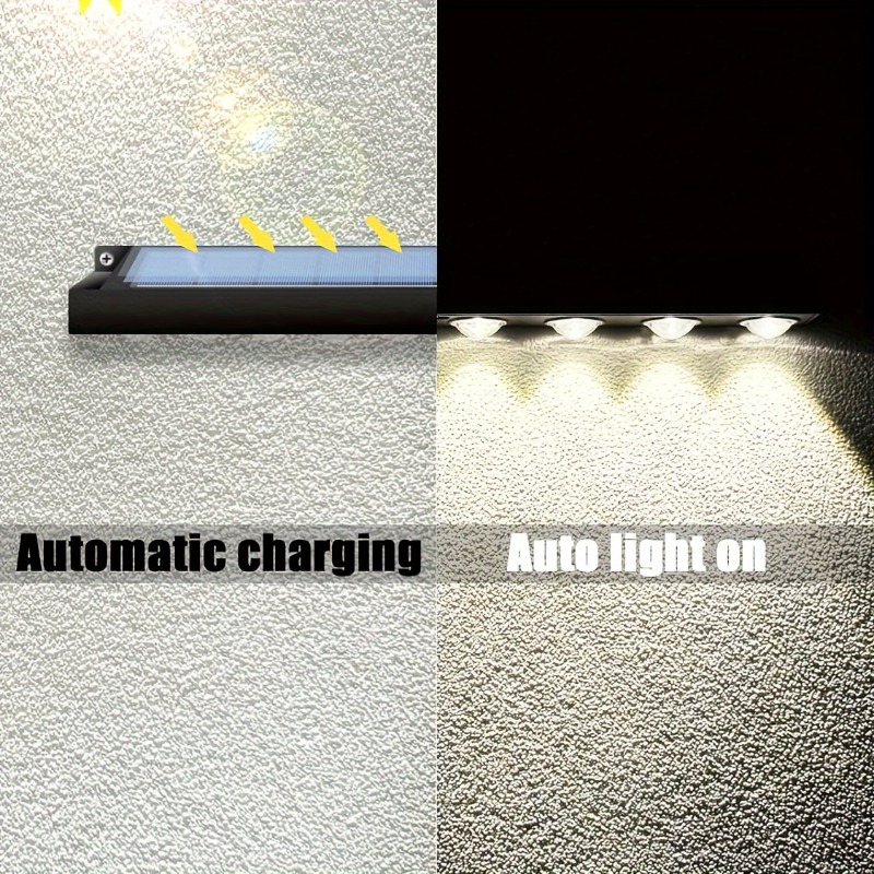 1/2/4Pcs Solar Sign Lights Out - Solar Wall Light Fence Lamp review and price