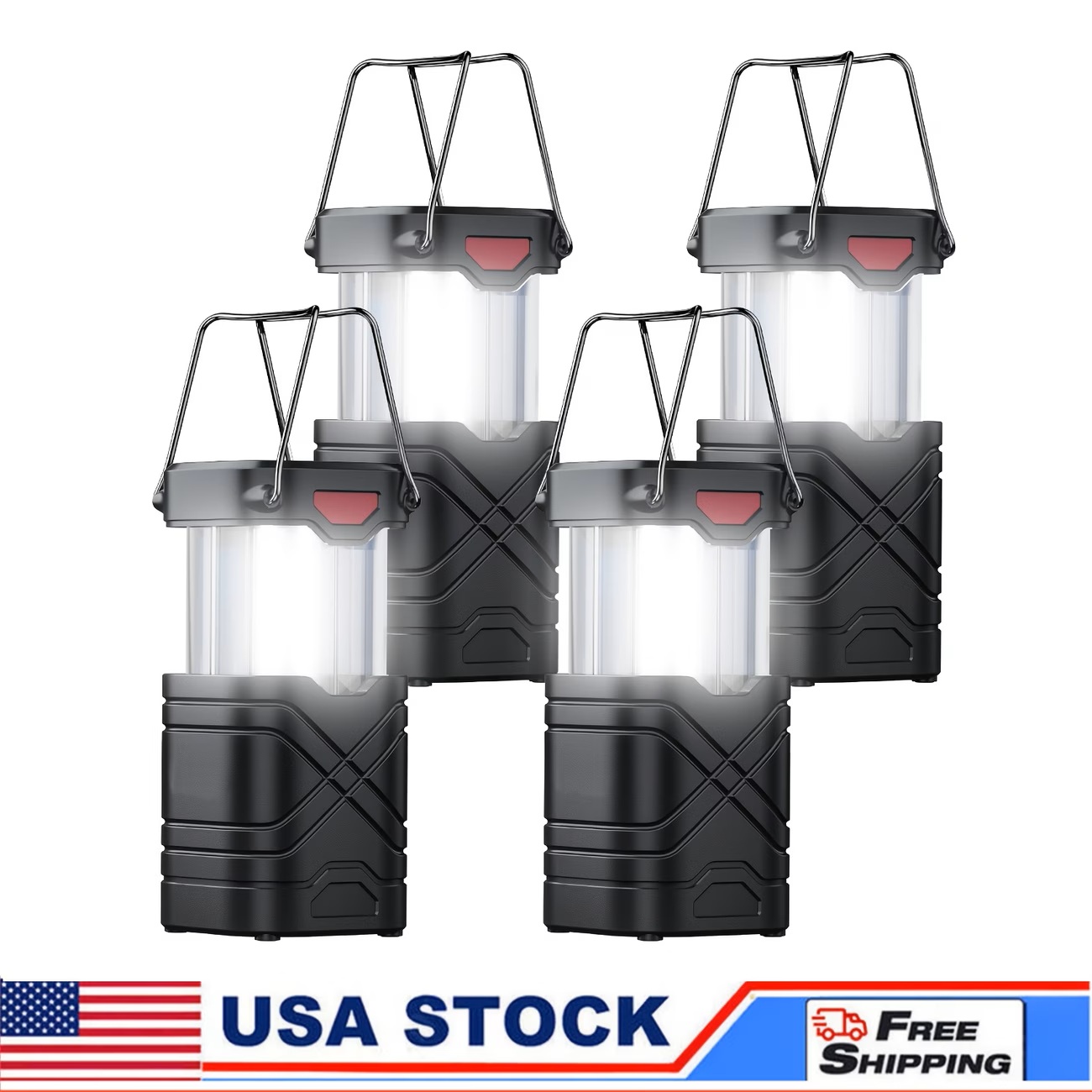 Solar Camping Lantern 2/4-Pack - Solar Lantern Camping Collapsible review and price