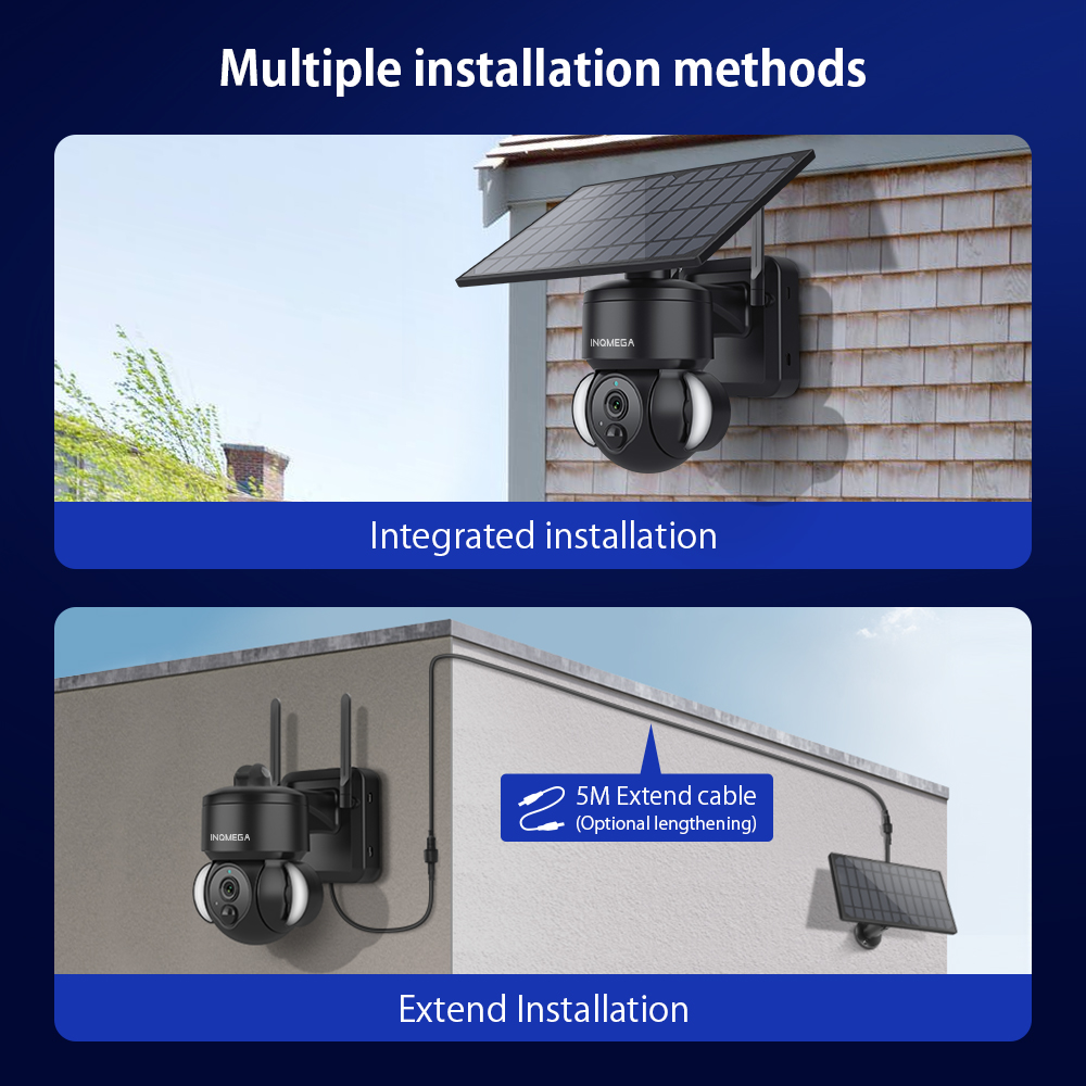 INQMEGA 3MP TUYA Solar Surveil - Solar Security Camera Light review and price