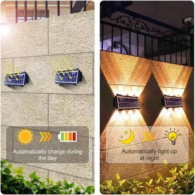 Solar Lights for Outside Solar - Solar Wall Light Fence Lamp review and price