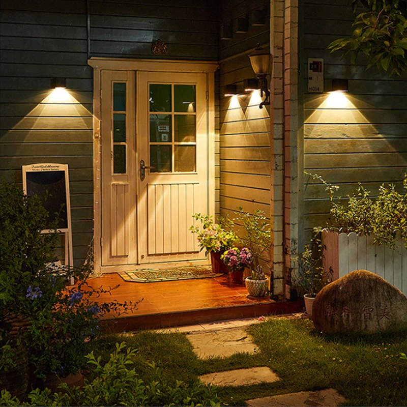 Outdoor Solar Wall Lights LED  - Solar Wall Light Fence Lamp review and price
