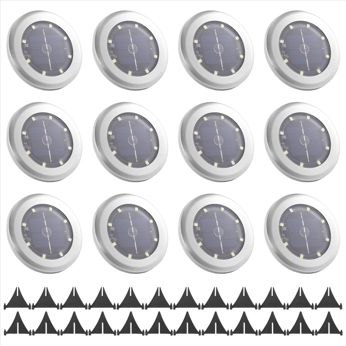 *A14E 12 Pack Solar Lights Out - Solar Pathway Lights 8 Pack review and price