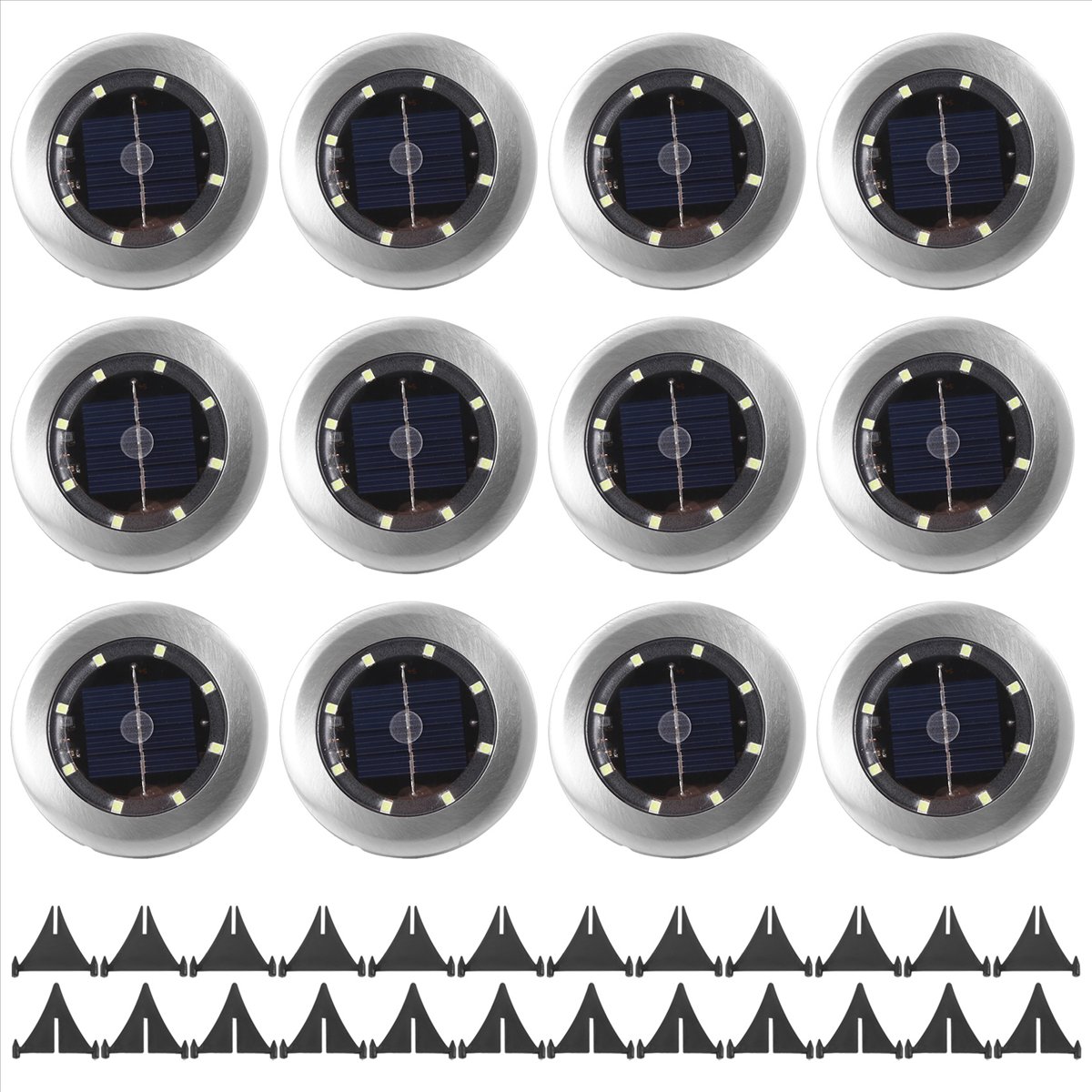 *A14E 12 Pack Solar Lights Out - Solar Pathway Lights 8 Pack review and price