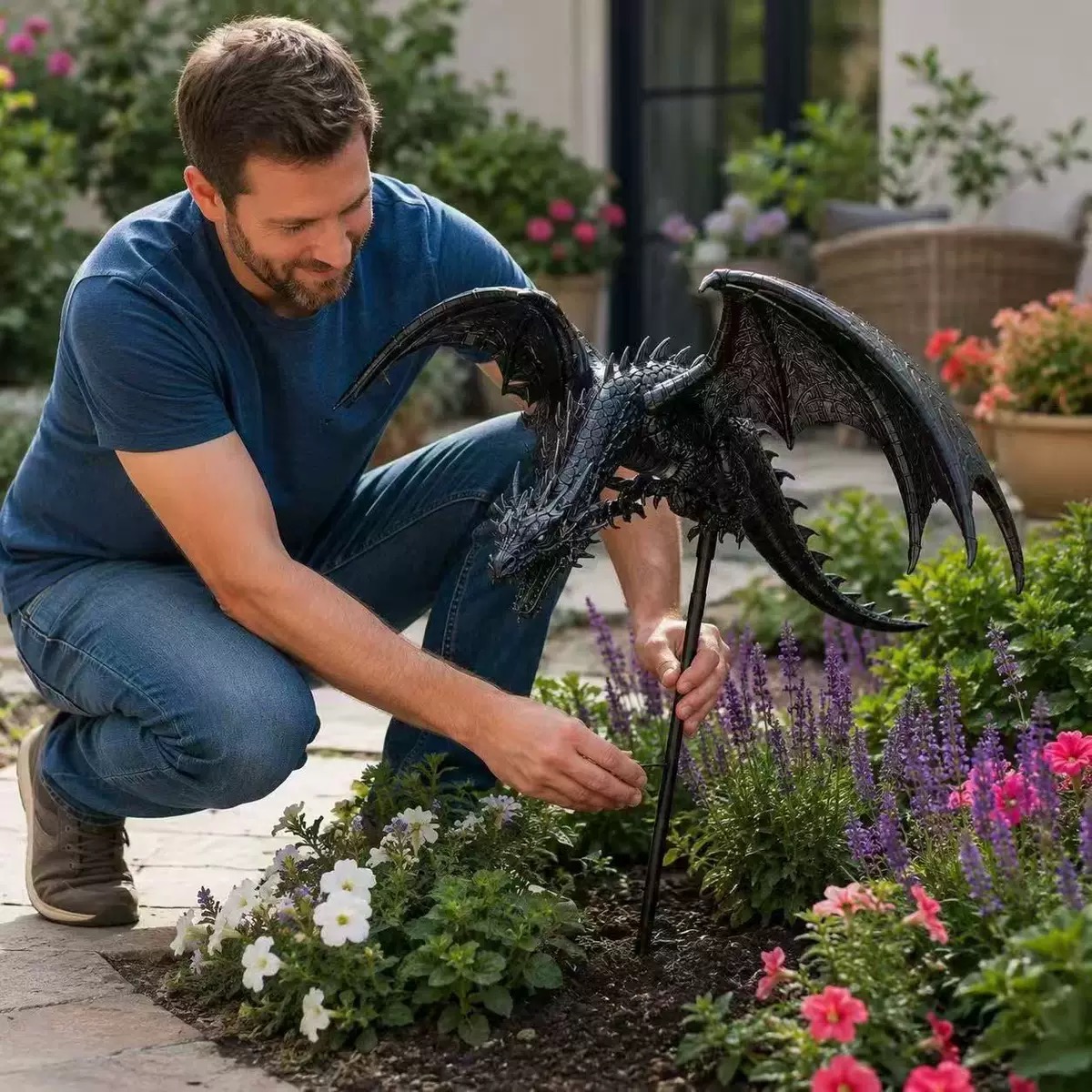 Solar Fire Breathing Dragon St - Solar Ground Light Driveway review and price