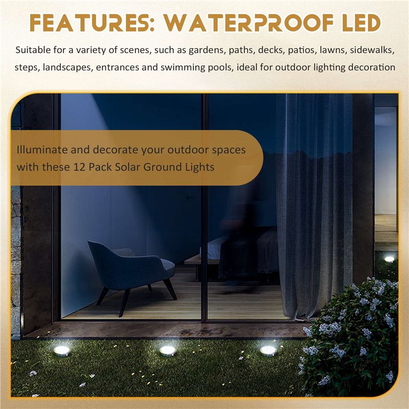 ABKW-24 Pack Solar Lights Outd - Solar Pathway Lights 8 Pack review and price