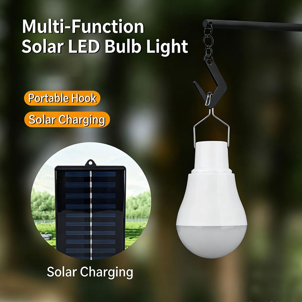 Solar LED Light Bulb IP65 Wate - Solar Lantern Camping Collapsible review and price
