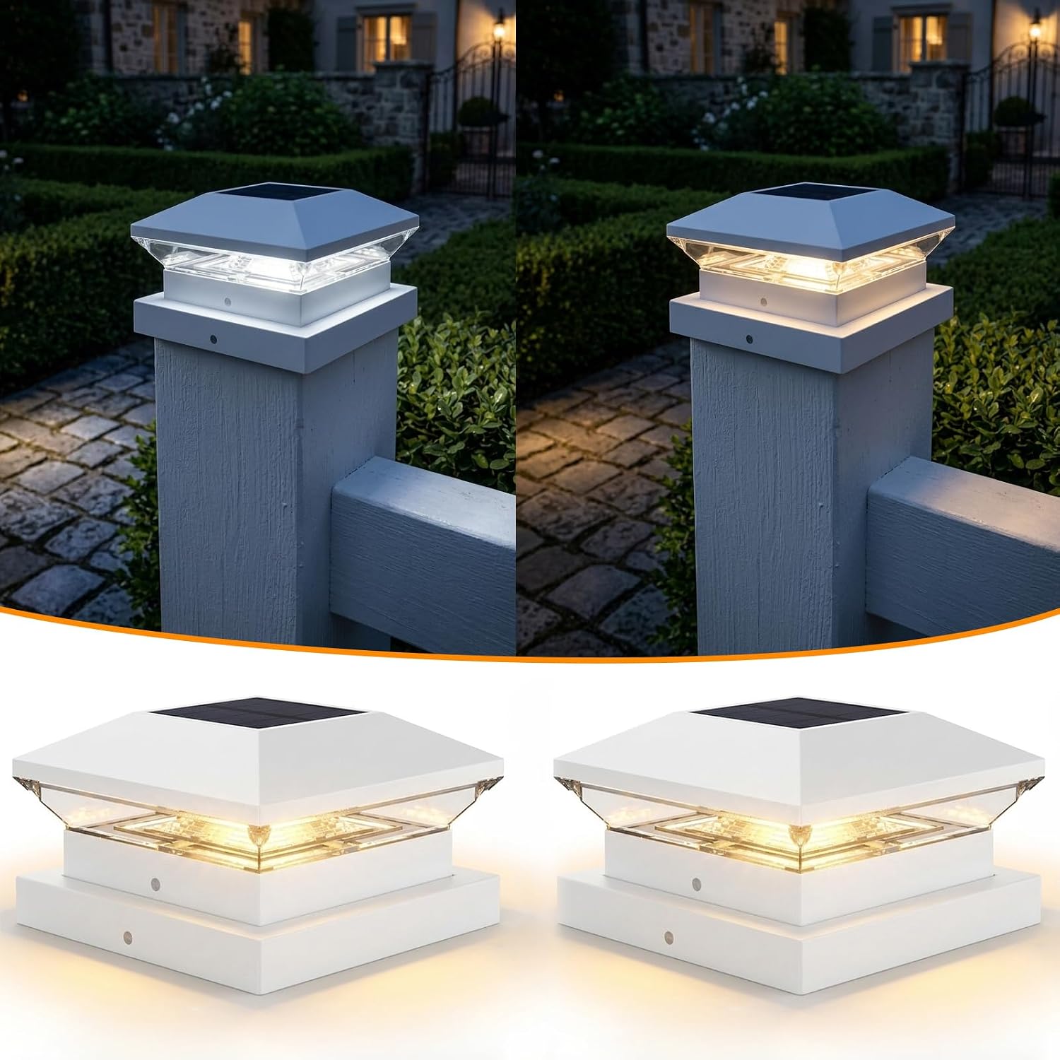 1/2PCS Solar Post Light Post C - Solar Post Cap Light 4X4 review and price