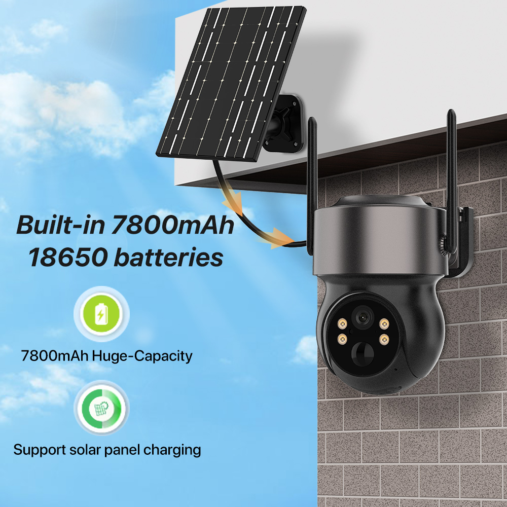 4MP 4G SIM Solar Battery Power - Solar Security Camera Light review and price
