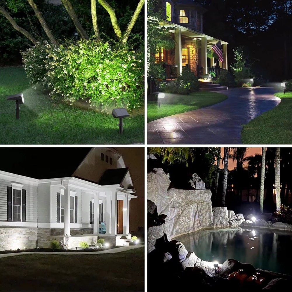 52 LED Solar Spot Lights Outdo - Solar Garden Spotlight Rgb review and price