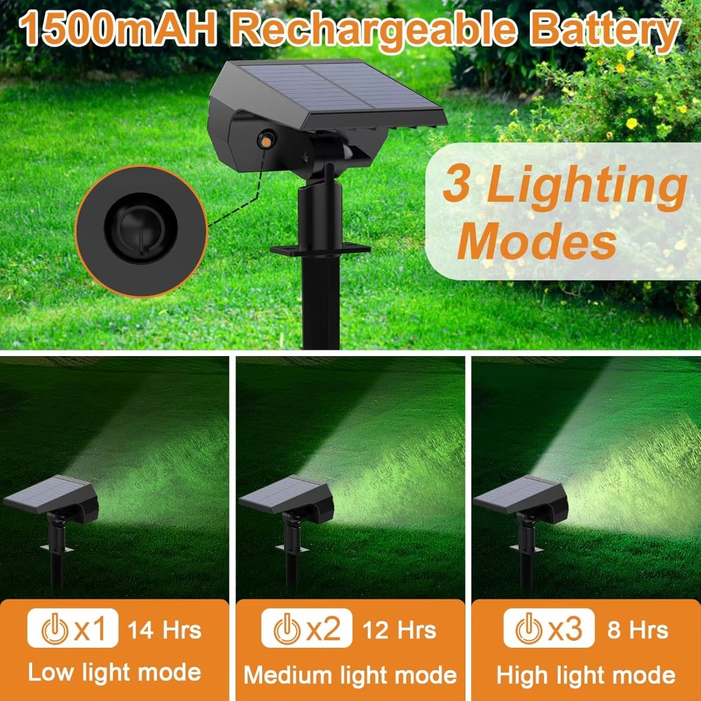 52 LED Solar Spot Lights Outdo - Solar Garden Spotlight Rgb review and price