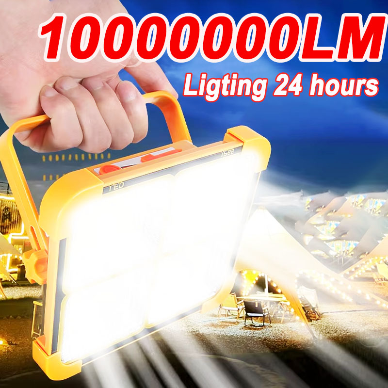 1000000LM Outdoor LED Solar La - Solar Lantern Camping Collapsible review and price