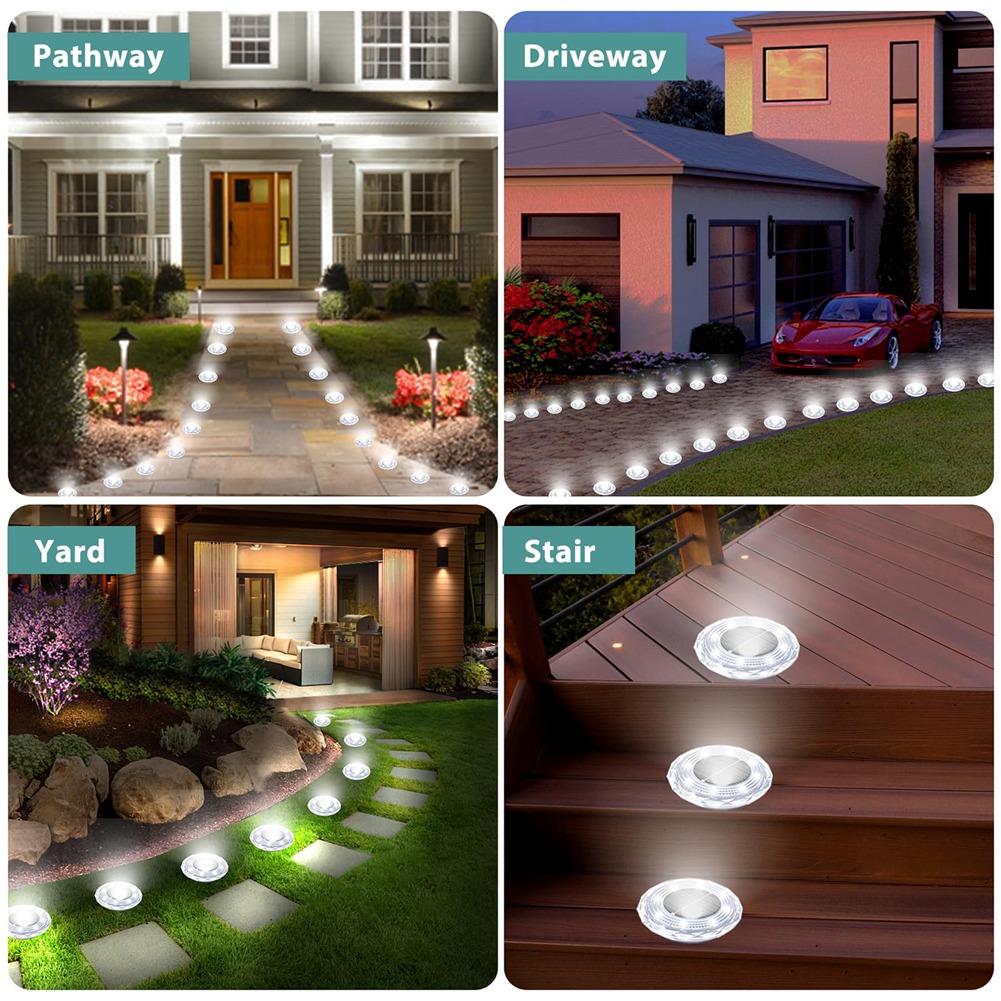 AB41-For Yard For Patio Pathwa - Solar Pathway Lights 8 Pack review and price