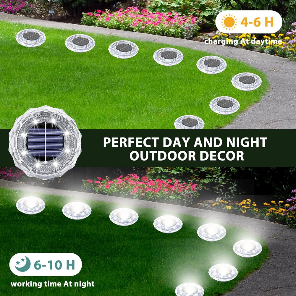 AB41-For Yard For Patio Pathwa - Solar Pathway Lights 8 Pack review and price