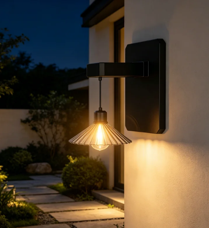 Solar Outdoor Wall Lamp Retro  - Solar Wall Light Fence Lamp review and price