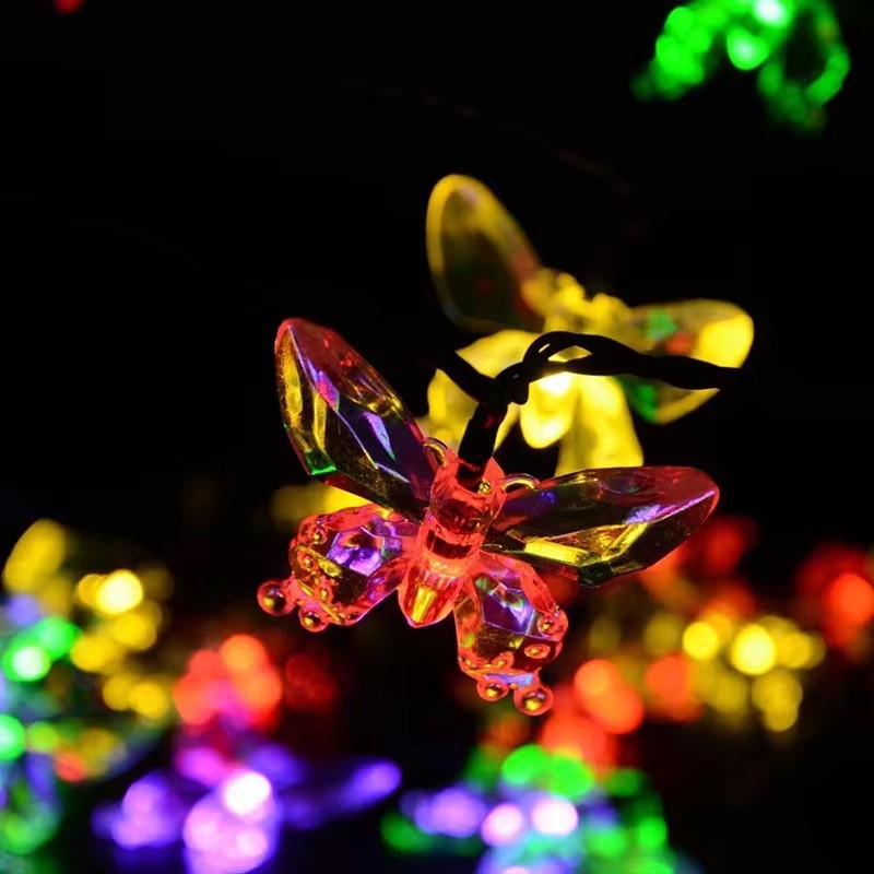 Crystal Butterfly Outdoor Sola - Solar String Lights Outdoor 20M review and price