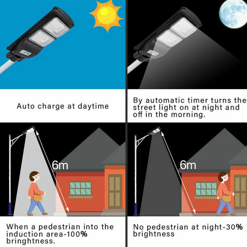 Solar Led Outdoor Street Light - Solar Flood Light Motion Sensor 200W review and price