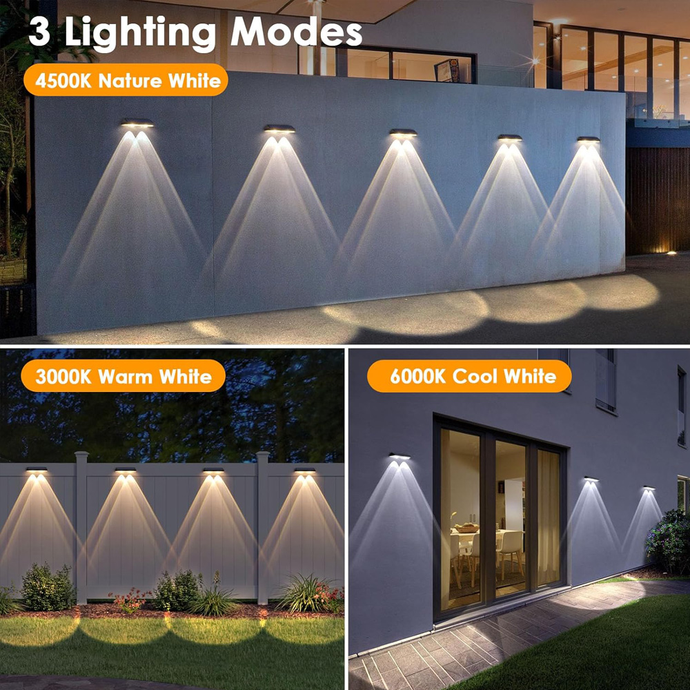 Solar Lamp Path Deck Wall Stai - Solar Wall Light Fence Lamp review and price