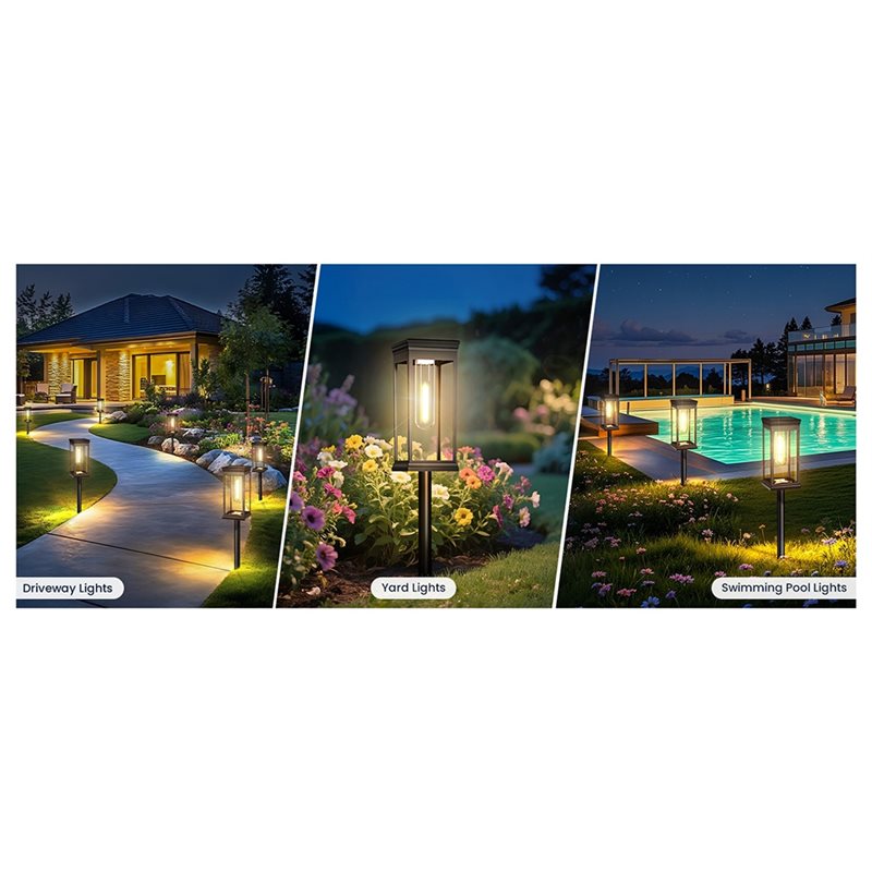 Hot SV-Outdoor LED Square Sola - Solar Pathway Lights 8 Pack review and price