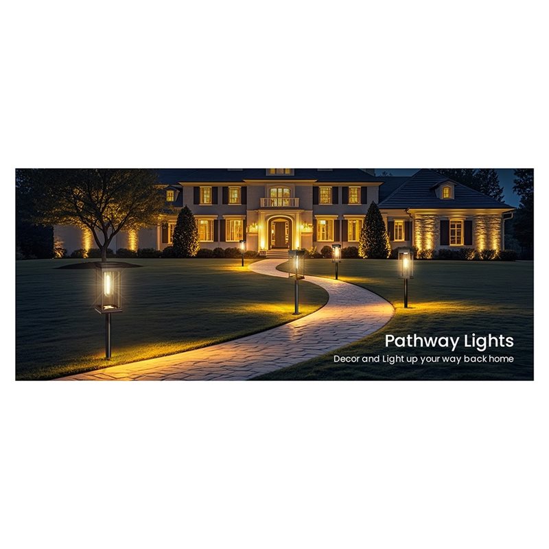 Hot SV-Outdoor LED Square Sola - Solar Pathway Lights 8 Pack review and price