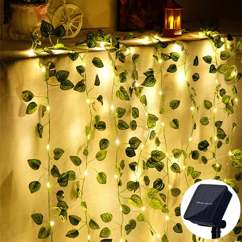 Solar Artificial Leaf Led Stri - Solar String Lights Outdoor 20M review and price