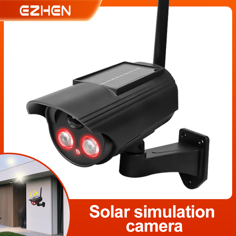 Outdoor Solar Simulation Camer - Solar Security Camera Light review and price