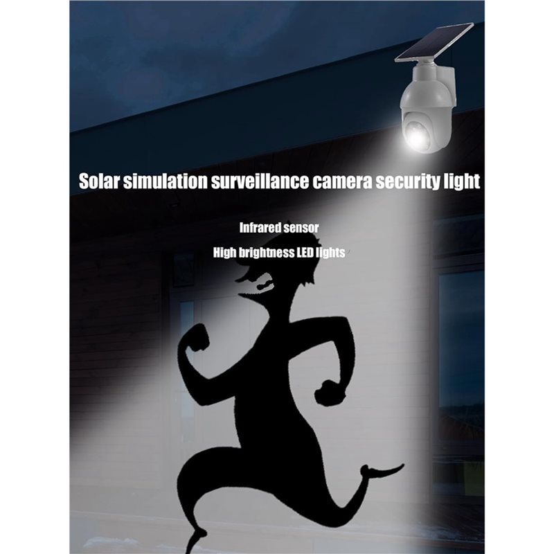 2X Solar Powered Analog Survei - Solar Security Camera Light review and price
