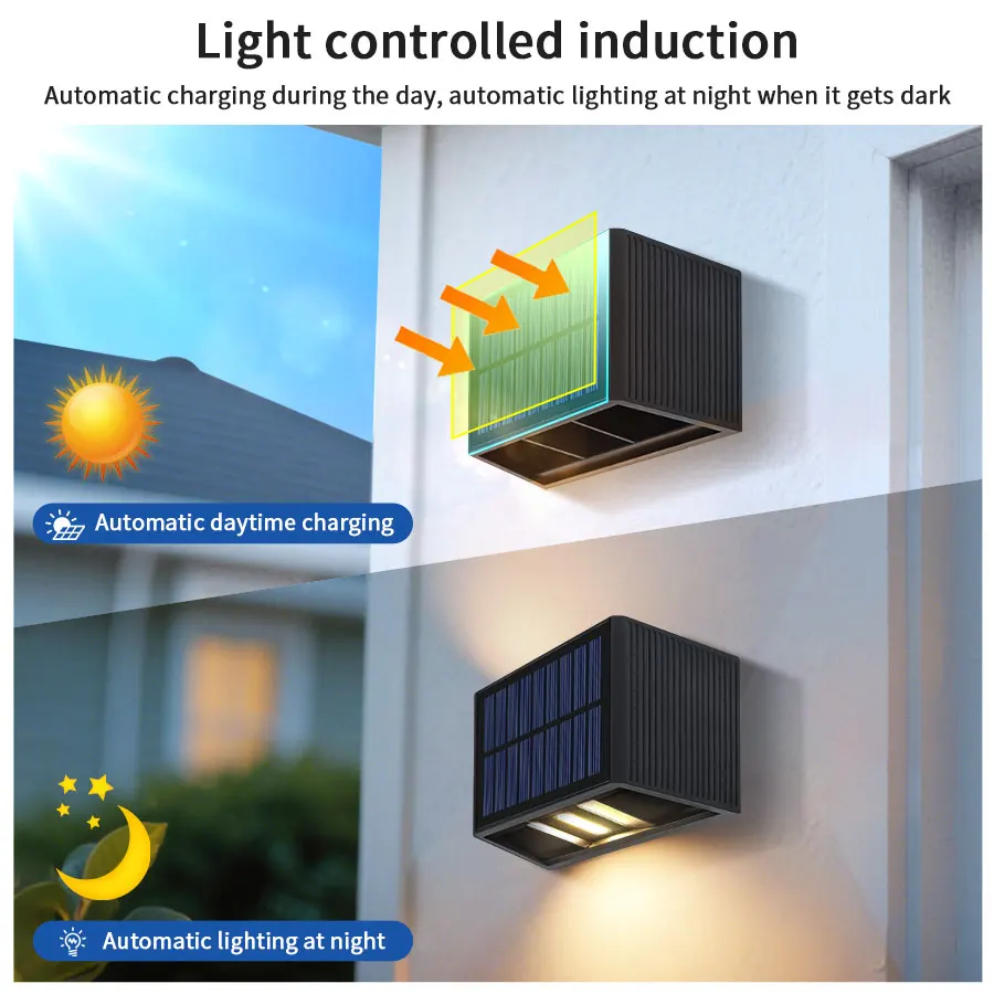 Outdoor Solar Fence Light LED  - Solar Wall Light Fence Lamp review and price