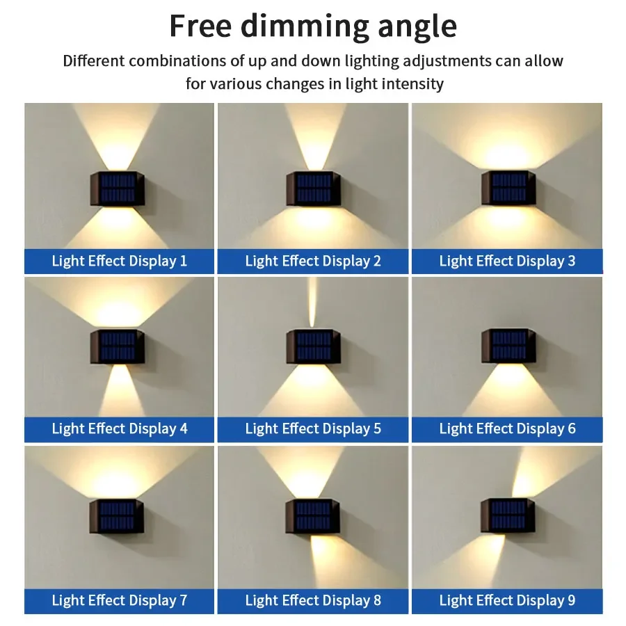 Outdoor Solar Fence Light LED  - Solar Wall Light Fence Lamp review and price