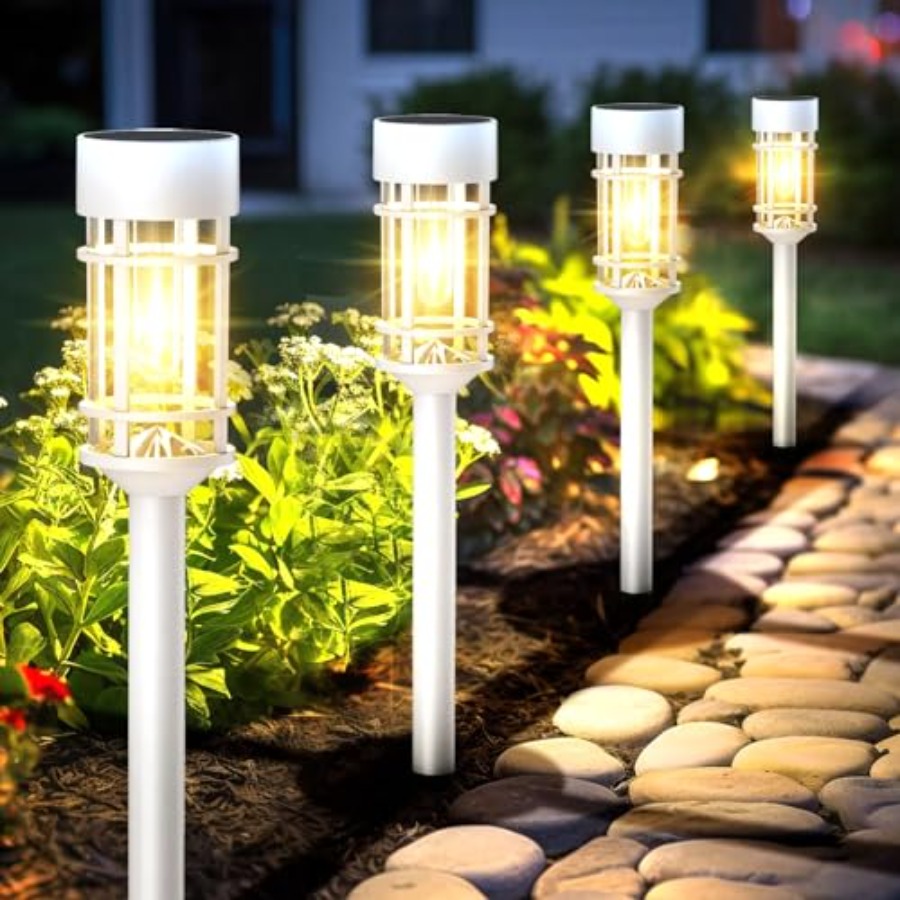 Solar Pathway Lights Outdoor W - Solar Pathway Lights 8 Pack review and price