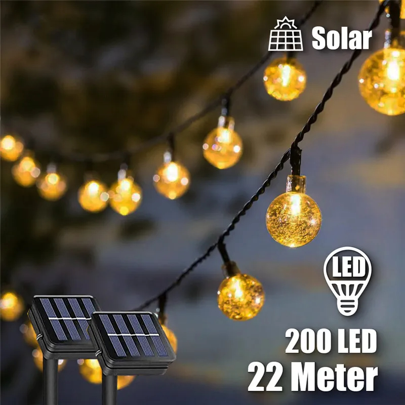 NEW 200 LEDs Solar Fairy Strin - Solar String Lights Outdoor 20M review and price