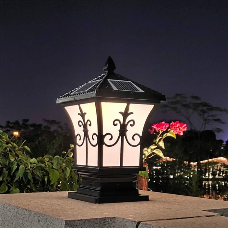 SHGO LED Solar Post Light Outd - Solar Garden Light Dusk To Dawn review and price