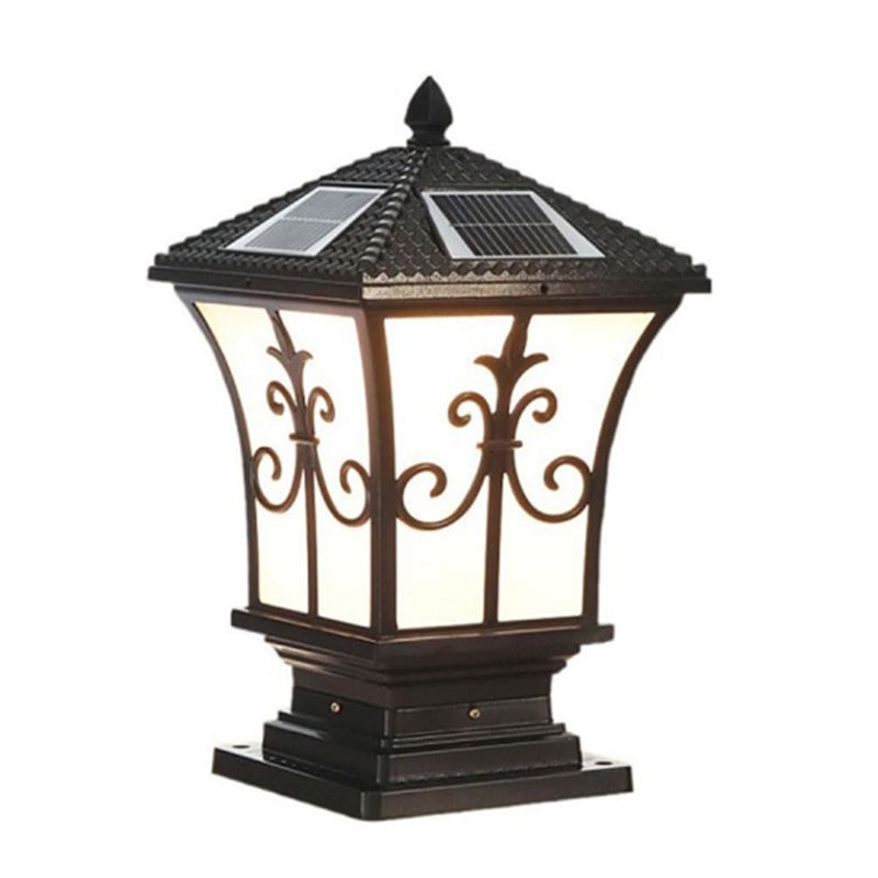 SHGO LED Solar Post Light Outd - Solar Garden Light Dusk To Dawn review and price
