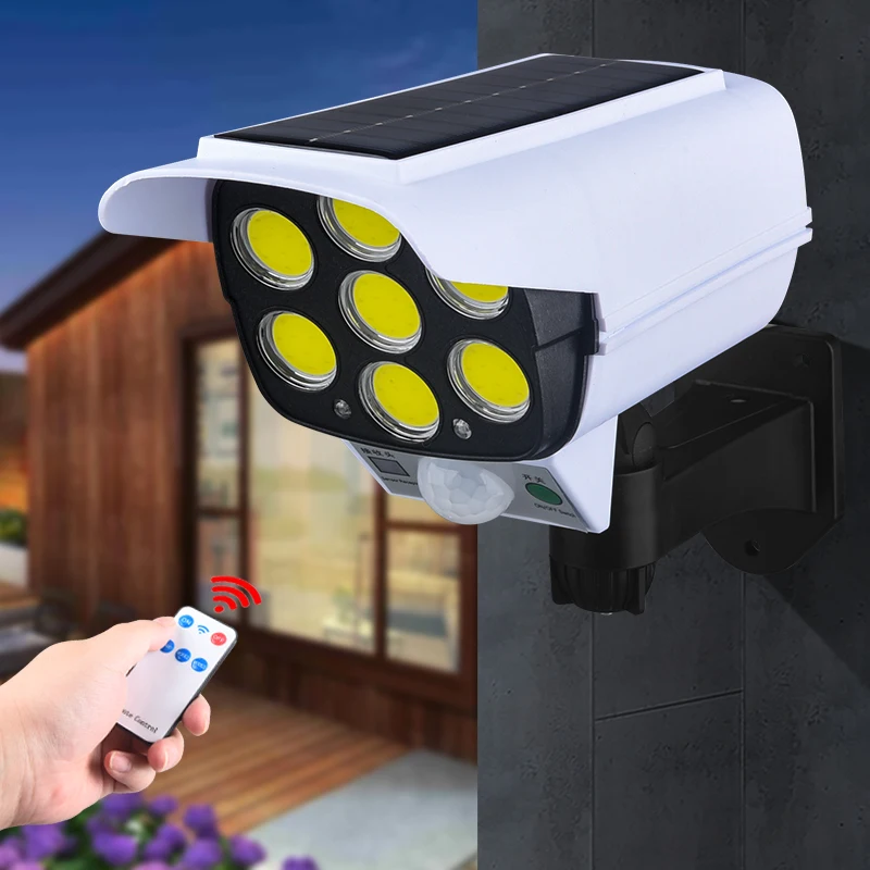 Remote Control Solar Simulatio - Solar Security Camera Light review and price